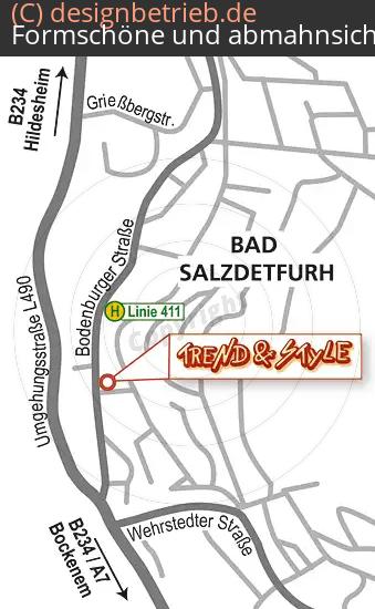(208) Anfahrtsskizze Bad-Salzdetfurth
