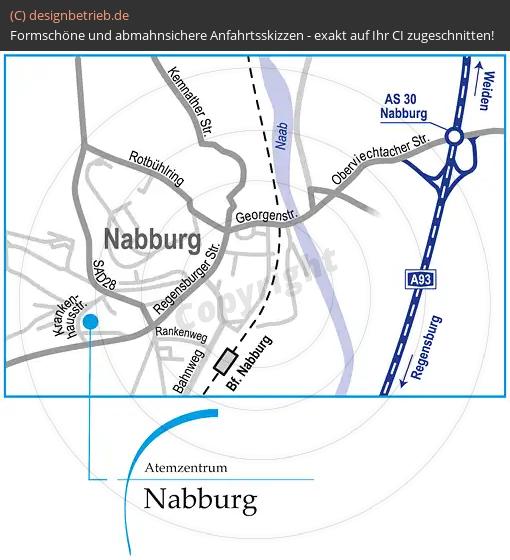 (242) Anfahrtsskizze Nabburg