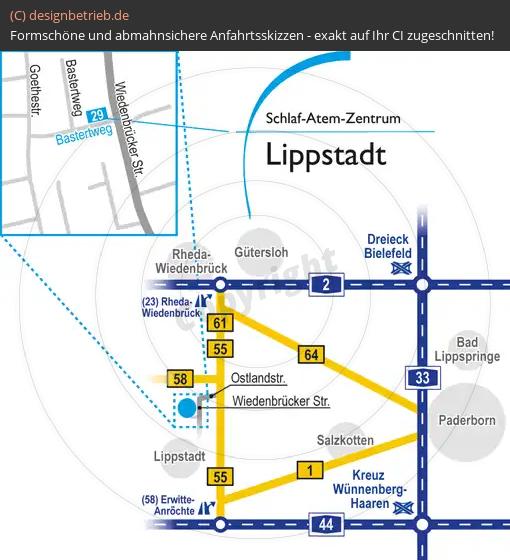 (480) Anfahrtsskizze Lippstadt