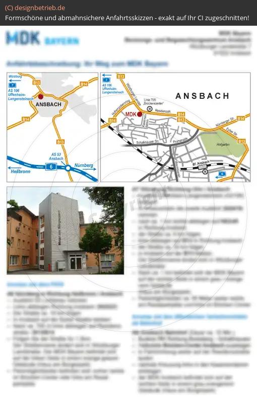 (566) Anfahrtsskizze Ansbach