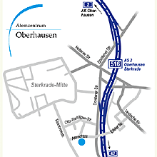 Zwei weitere Anfahrtsskizzen Oberhausen und Dülmen für Löwenstein Medical GmbH & Co. KG von Webdesign-Agentur designbetrieb aus Essen 