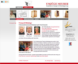 Webdesign-Agentur designbetrieb aus Essen entwicklt und launcht die Webseite  www.moebellager-oberhausen.de