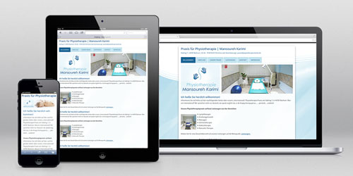 Responsive Webdesign www.physiotherapie-karimi.de