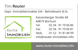 Visitenkarte Reuter Immobilien