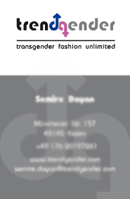 Visitenkarte für trendgender e.K.