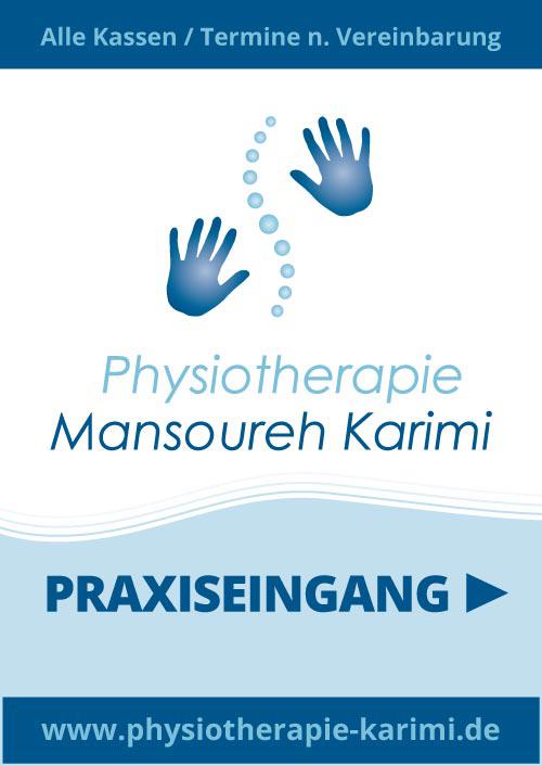 Rollups-und-Displays für Physiotherapie Mansoureh K.