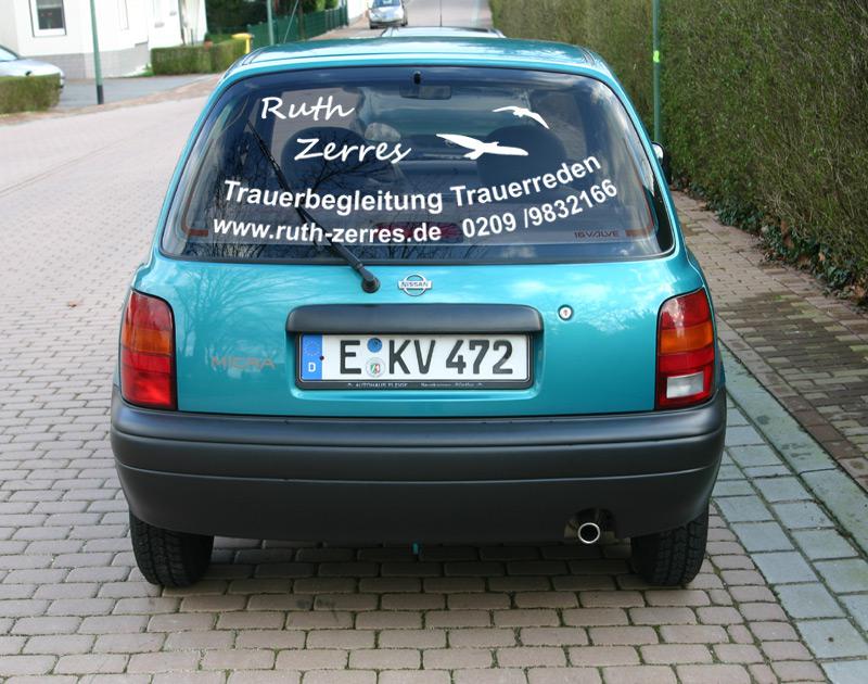 KFZ-Beschriftung / Fahrzeugbecshriftung / Fensterfolierung 207 
