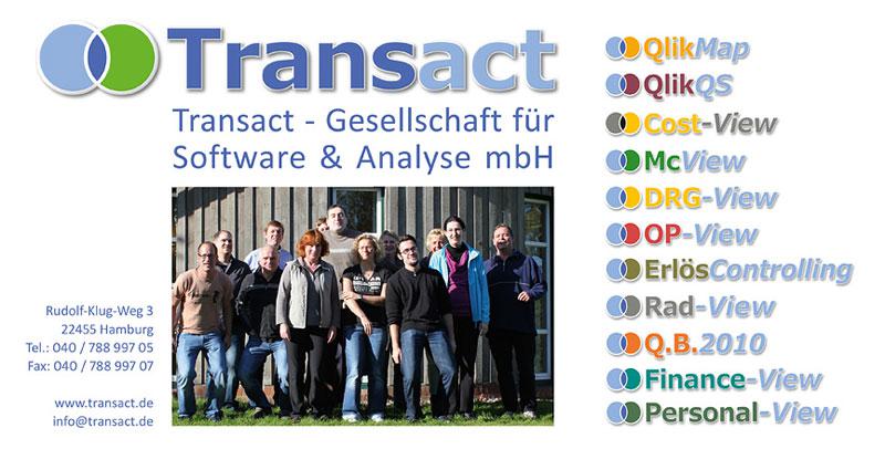 Werbeartikel-und-andere-Printmedien für Transact - Gesellschaft für Software & Analyse mbH