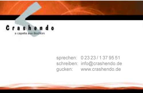Visitenkarten gestalten Beispiel 3 crashendo-e-v-