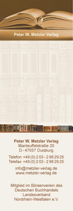 Lesezeichen (88) für Peter W. Metzler Verlag