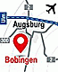 designbetrieb wurde vom Industriepark Werk Bobingen GmbH & Co. KG mit der Erstellung einer Anfahrtsskizze für den Standort Bobingen (bei München) beauftragt