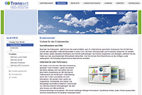 Umfangreicher Relaunch der Internetseiten www.transact.de durch Essener Werbeagentur designbetrieb