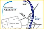 Anfahrtsskizze (104) Oberhausen