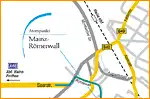 Anfahrtsskizze (109) Mainz