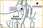 Anfahrtsskizze (152) Sankt-fskfgang Gasthaus zum Schex