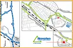 Anfahrtsskizze (222) Mannheim (Übersichtskarte und Detailkarte) Lummus Novolen Technology GmbH