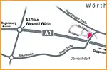 Anfahrtsskizze (291) Wörth Wiesent Donau Löwenstein Medical GmbH & Co. KG