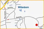 Anfahrtsskizze (316) Wittenborn (Detailkarte)