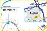 Anfahrtsskizze (367) Bamberg Babenbergring