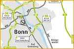 Anfahrtsskizze (372) Bonn Übersichtskarte