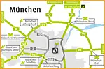 Anfahrtsskizze (373) München Übersichtskarte