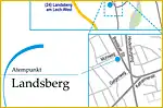 Anfahrtsskizze (387) Landsberg am Lech Mühlweg