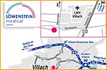 Anfahrtsskizze (411) Villach Östereich