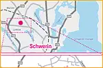 Anfahrtsskizze (451) Schwerin