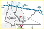 Anfahrtsskizze (494) Augsburg