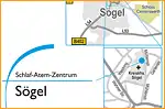 Anfahrtsskizze (536) Sögel Schlaf-Atem-Zentrum Löwenstein Medical GmbH & Co. KG