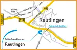 Anfahrtsskizze (538) Reutlingen