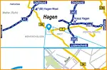 Anfahrtsskizze (581) Hagen