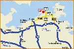 Anfahrtsskizze (59) Wieck am Darß (Mecklenburg Vorpommern) übersichtskarte Norddeutschland