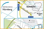 Anfahrtsskizze (593) Nürnberg