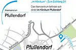 Anfahrtsskizze (595) Pfullendorf Atemzentrum | Löwenstein Medical GmbH & Co. KG