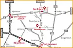 Anfahrtsskizze (613) Bad Driburg (Übersichtskarte)