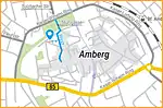 Anfahrtsskizze (632) Amberg