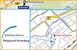 Anfahrtsskizze (641) Wuppertal Varresbeck Schlaf-Atem-Zentrum | Löwenstein Medical GmbH & Co. KG