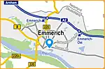 Anfahrtsskizze (673) Emmerich