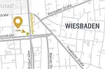 Anfahrtsskizze (786) Wiesbaden Detailkarte | Waider Mediendesign