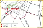 Anfahrtsskizze (798) Bobingen / München Übersichtskarte | Industriepark Werk Bobingen GmbH & Co. KG