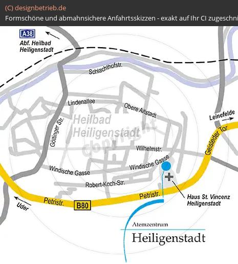 (112) Anfahrtsskizze Heiligenstadt