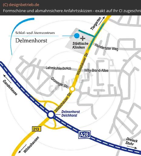 (114) Anfahrtsskizze Delmenhorst