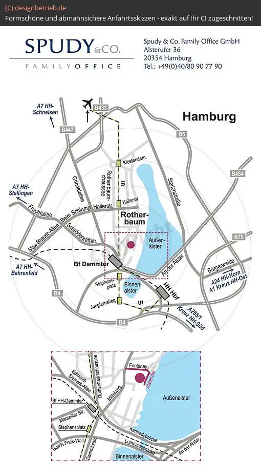(215) Anfahrtsskizze Hamburg