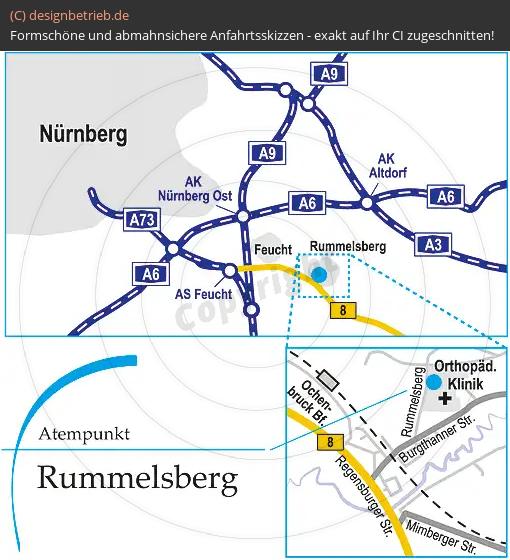 Anfahrtsskizze Rummelsberg Löwenstein Medical GmbH & Co. KG
