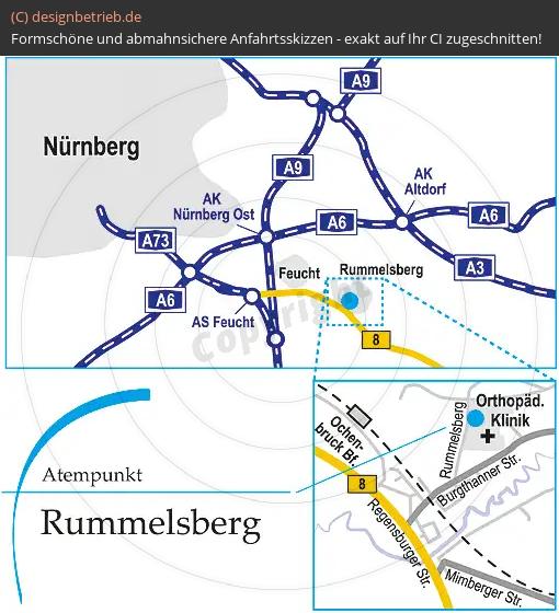 (231) Anfahrtsskizze Rummelsberg