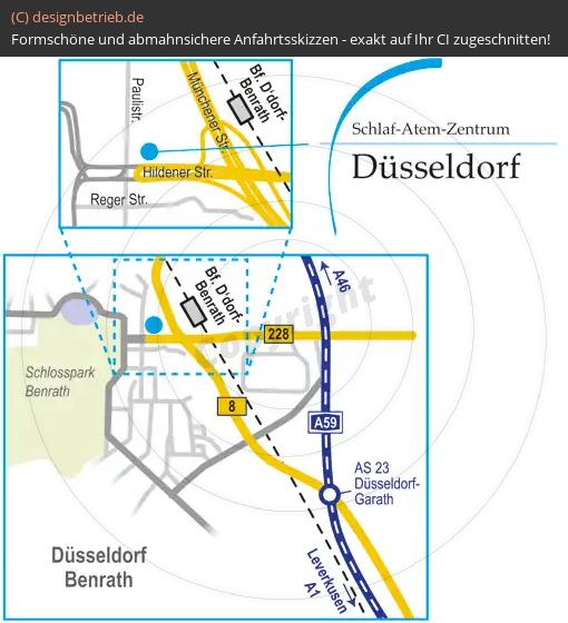 (235) Anfahrtsskizze Düsseldorf