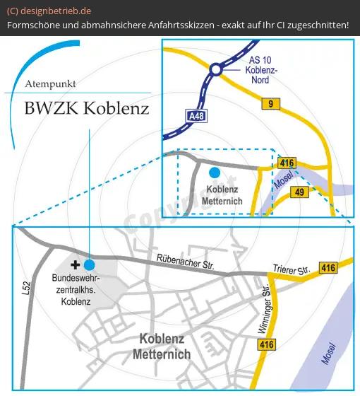 (239) Anfahrtsskizze Koblenz