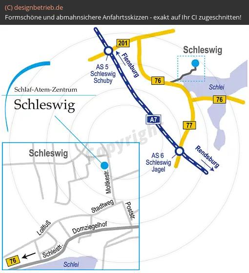 (240) Anfahrtsskizze Schleswig