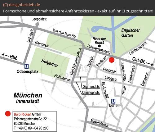 (246) Anfahrtsskizze München (Detailskizze)
